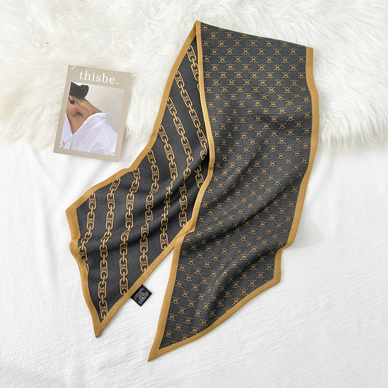 Polyester Two-Tone Pointed Scarf view 6