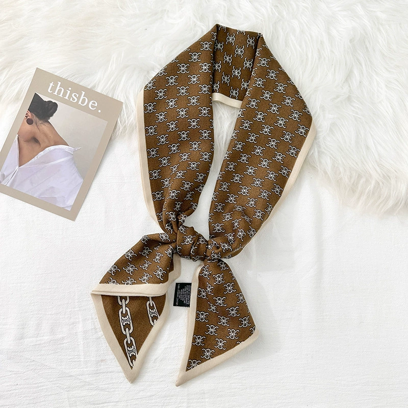 Polyester Two-Tone Pointed Scarf view 7