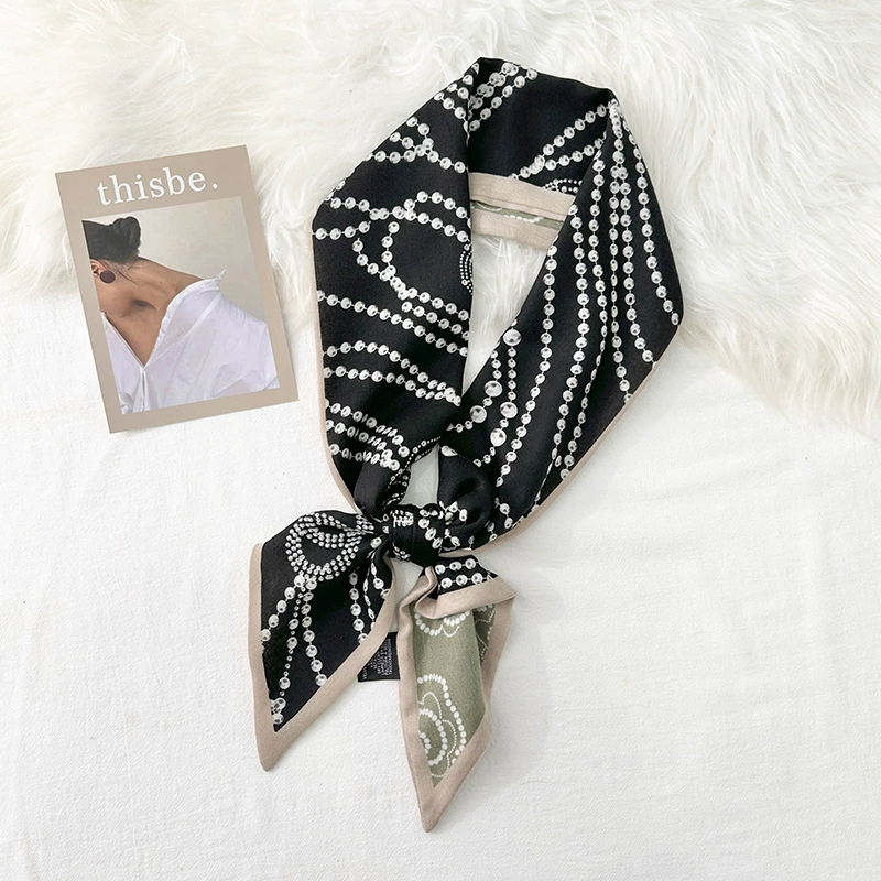 Polyester Two-Tone Pointed Scarf view 11