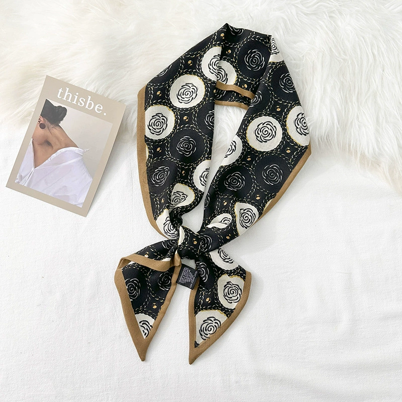 Polyester Two-Tone Pointed Scarf view 12
