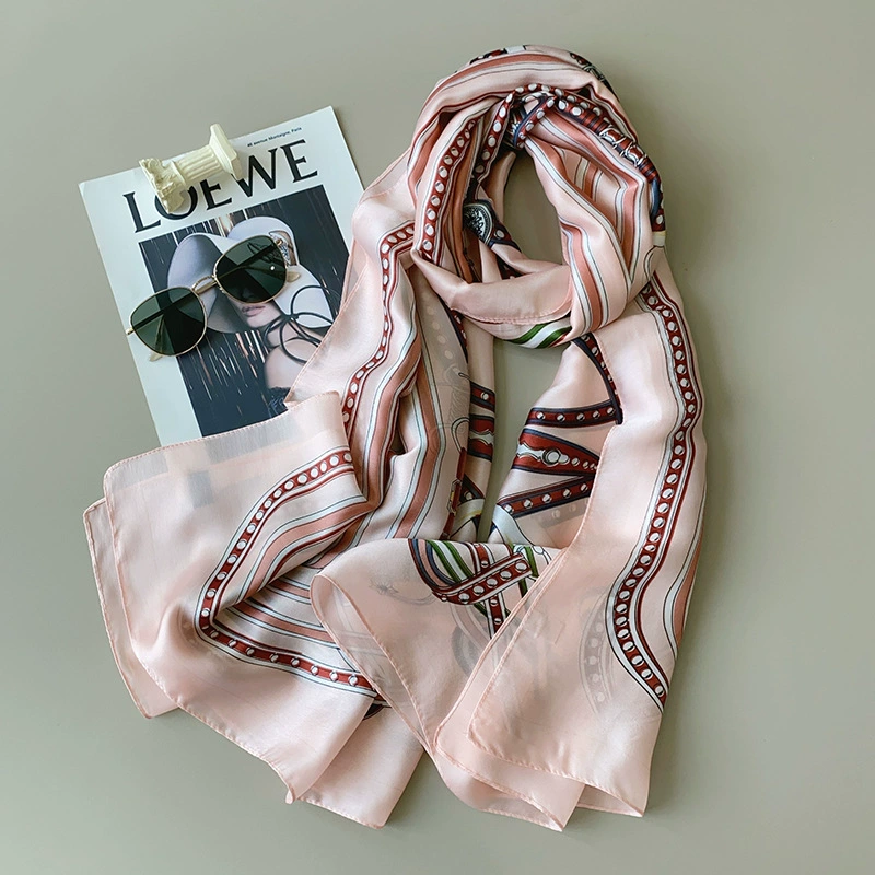Polyester Long Scarf with Ethnic Print view 3