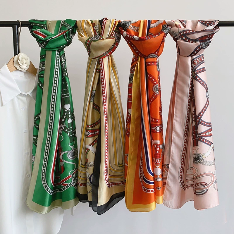 Polyester Long Scarf with Ethnic Print view 4