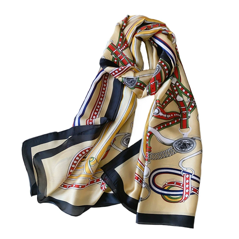 Polyester Long Scarf with Ethnic Print view 5