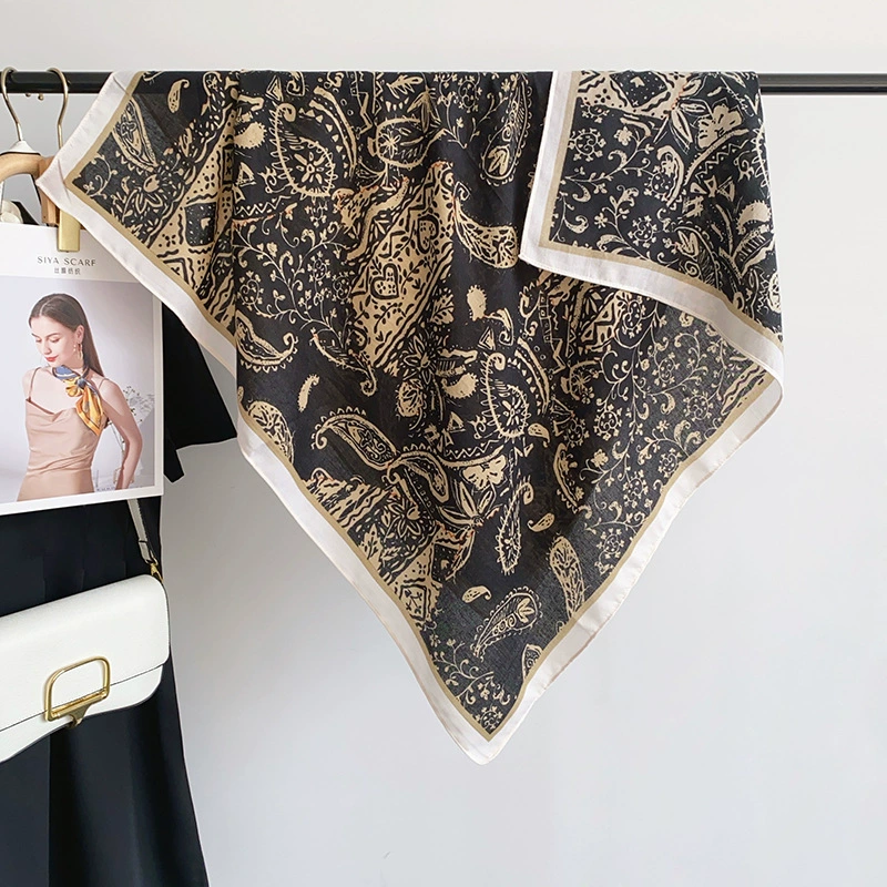 Polyester Paisley Print Shawl view 6