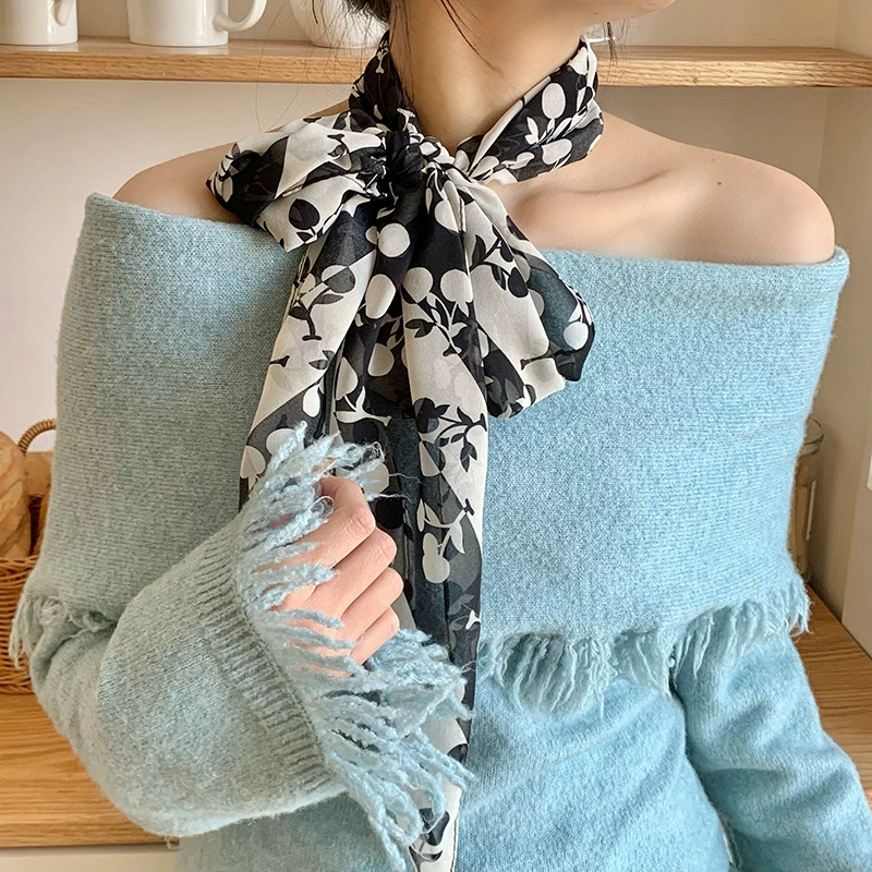 Polka Dot Long Scarf view 3