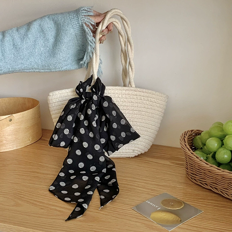 Polka Dot Long Scarf view 7