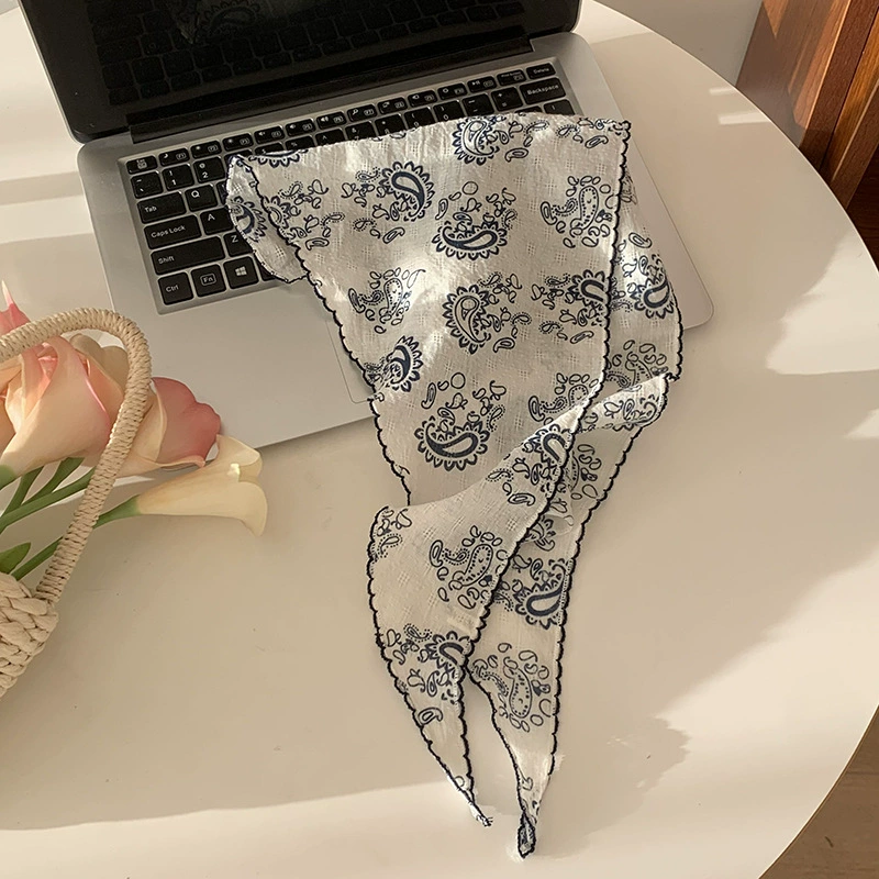 Paisley Triangle Head Scarf view 6