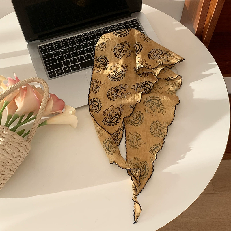 Paisley Triangle Head Scarf view 10