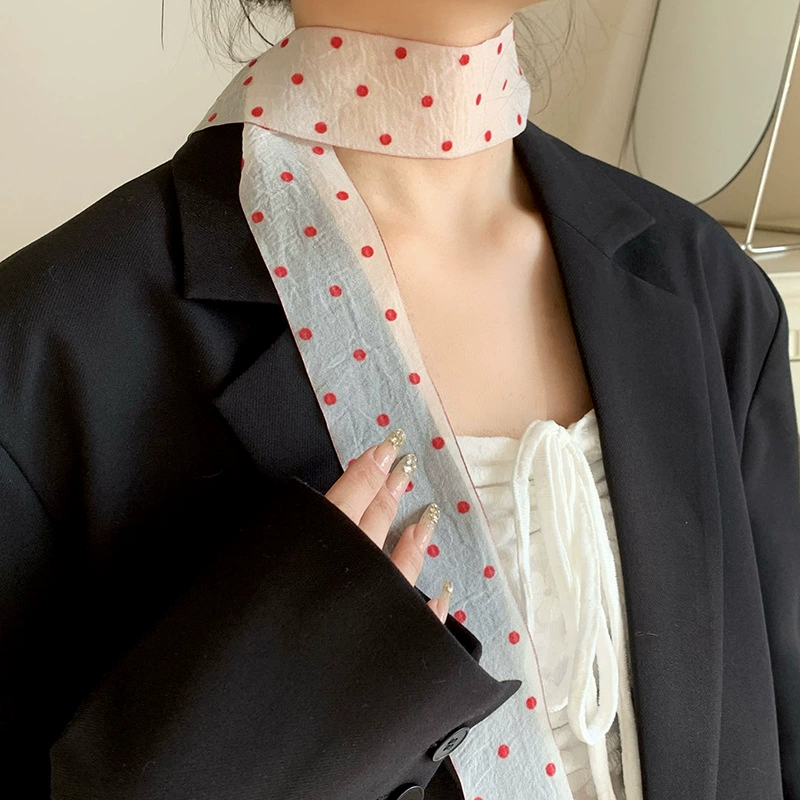 Polka Dot Long Scarf view 3