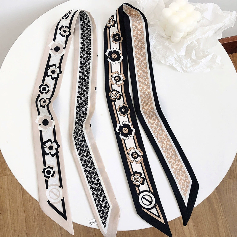 Silk-Like Narrow Scarf