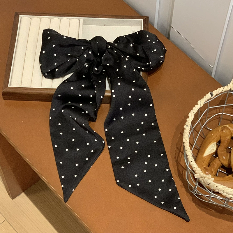 Polka Dot Narrow Scarf view 8