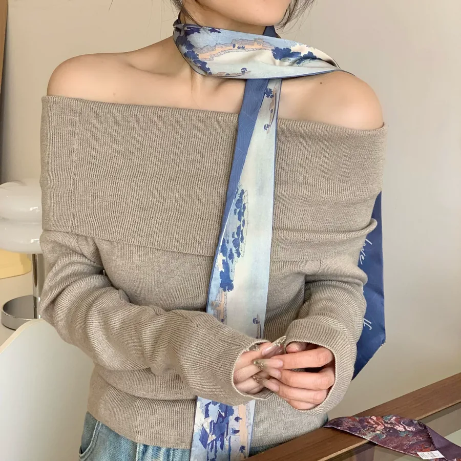 Long Scarf for Hair and Bag