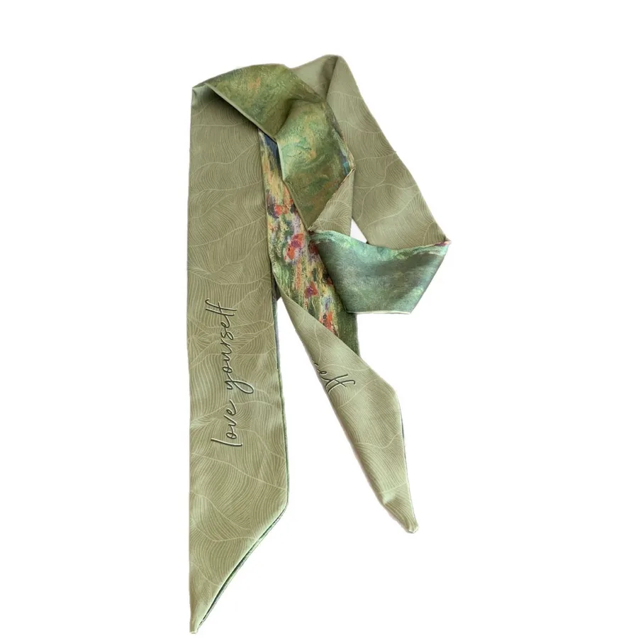 Long Scarf for Hair and Bag view 5