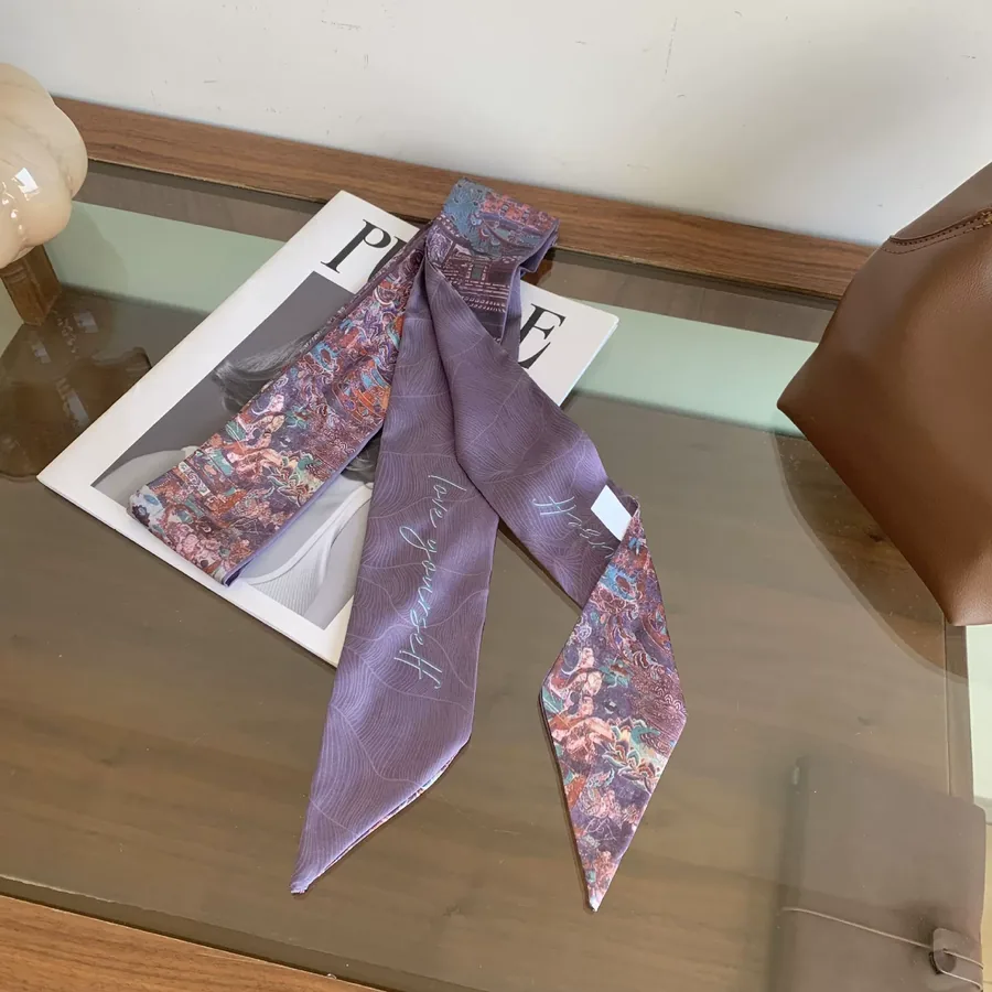 Long Scarf for Hair and Bag view 6