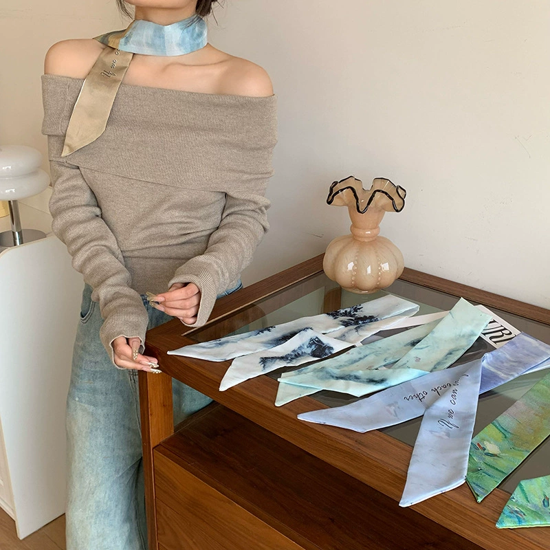 Art Print Long Scarf