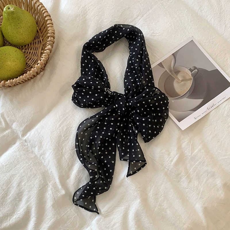 Polka Dot Long Scarf view 7