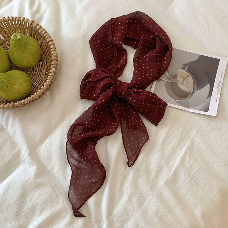 Polka Dot Long Scarf view 8
