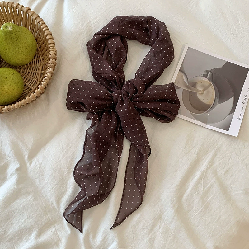 Polka Dot Long Scarf view 9