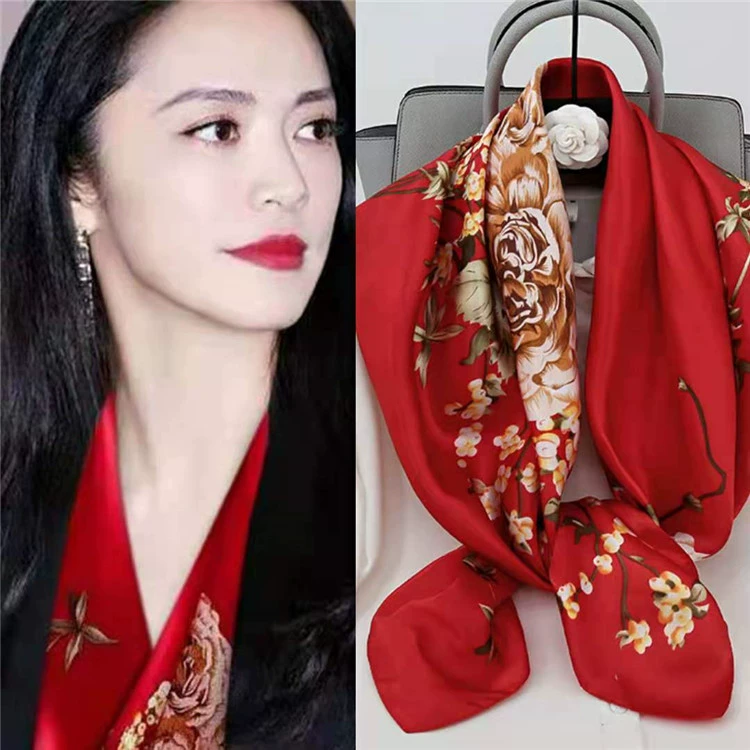 90x90 Square Scarf for Women view 7