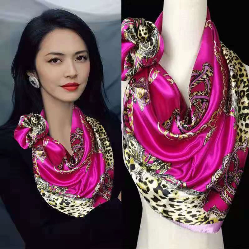90x90 Square Scarf for Women view 9