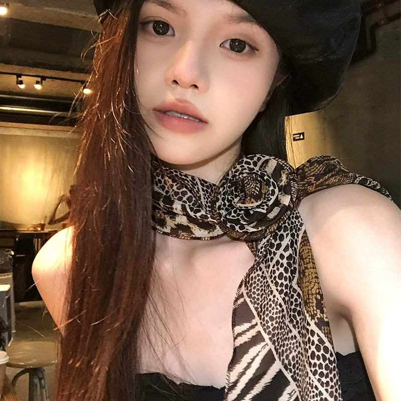 Polyester Polka Dot Long Scarf view 2