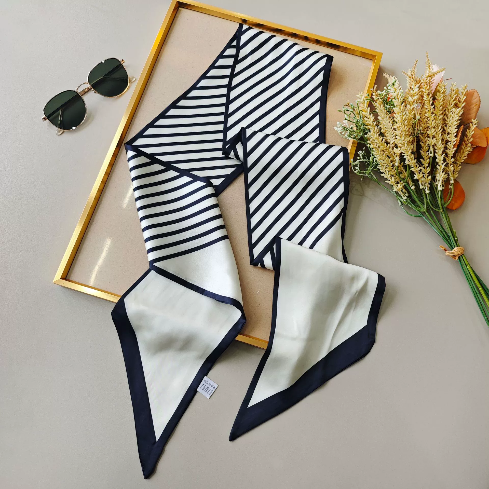 Polyester Long Scarf with Print view 3