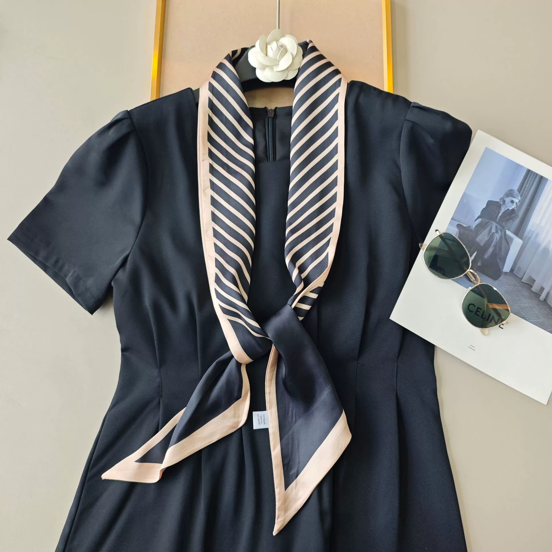 Polyester Long Scarf with Print view 4