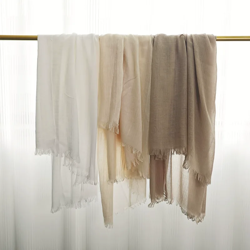 Polyester Solid Color Scarf