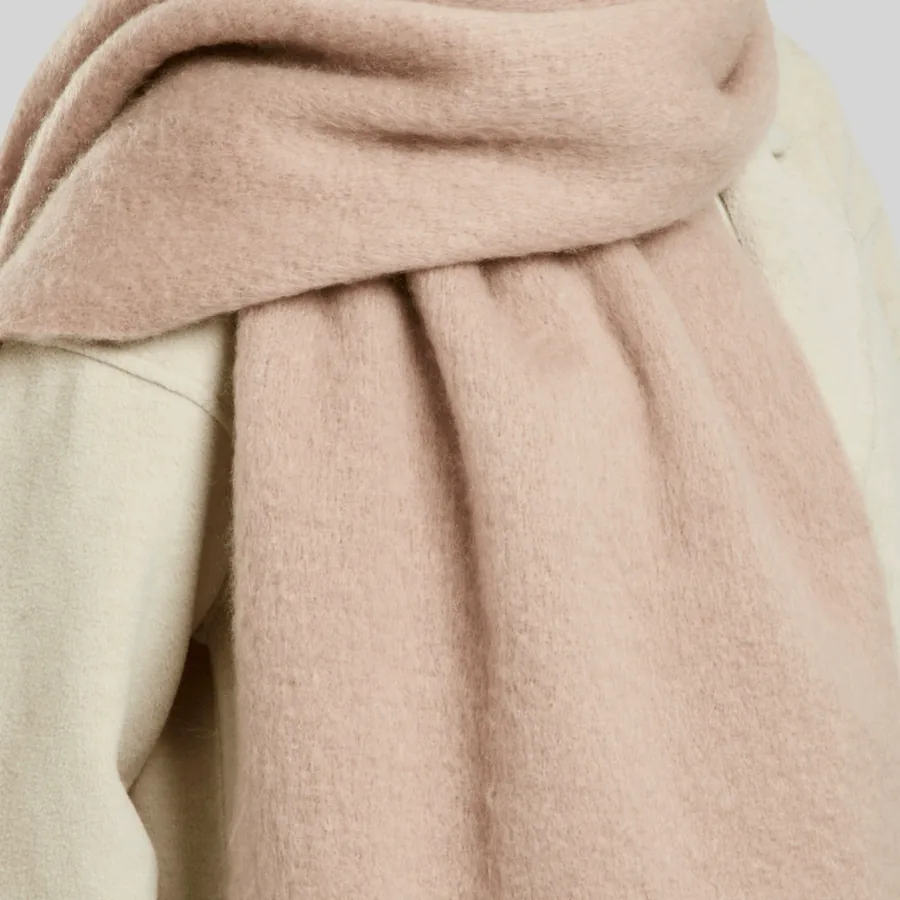 Polyester Mohair Solid Scarf view 4