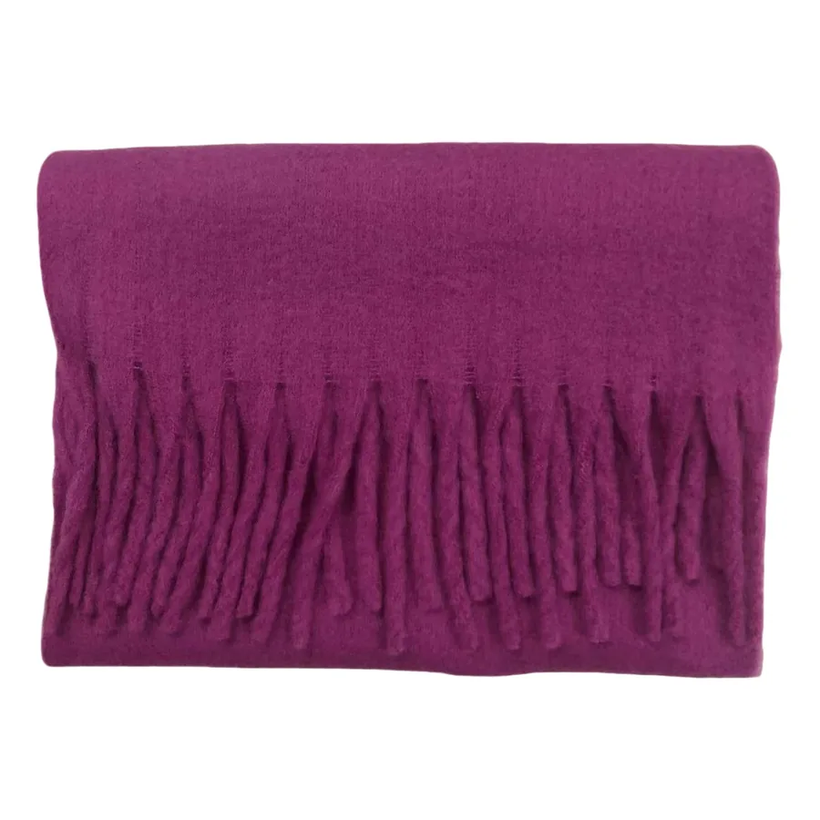 Polyester Mohair Solid Scarf view 6