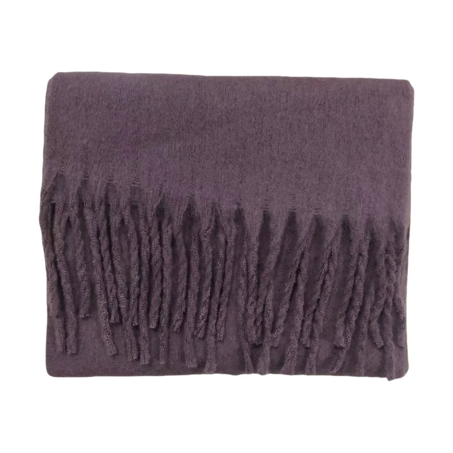 Polyester Mohair Solid Scarf view 8