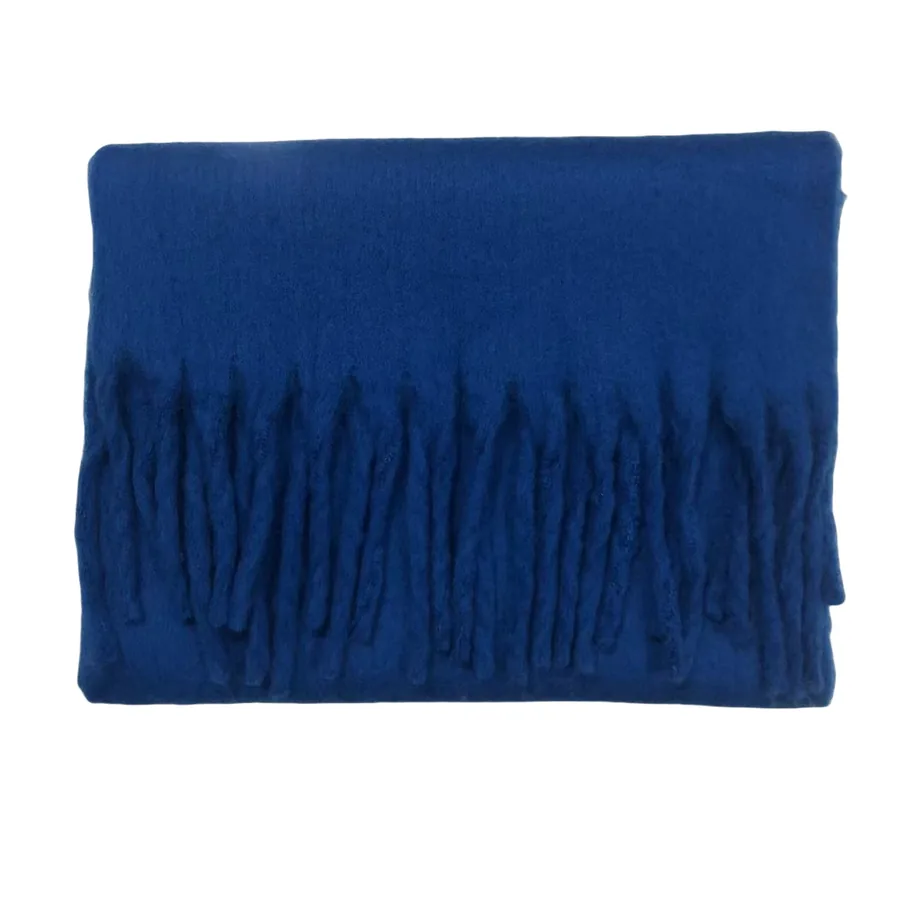Polyester Mohair Solid Scarf view 10