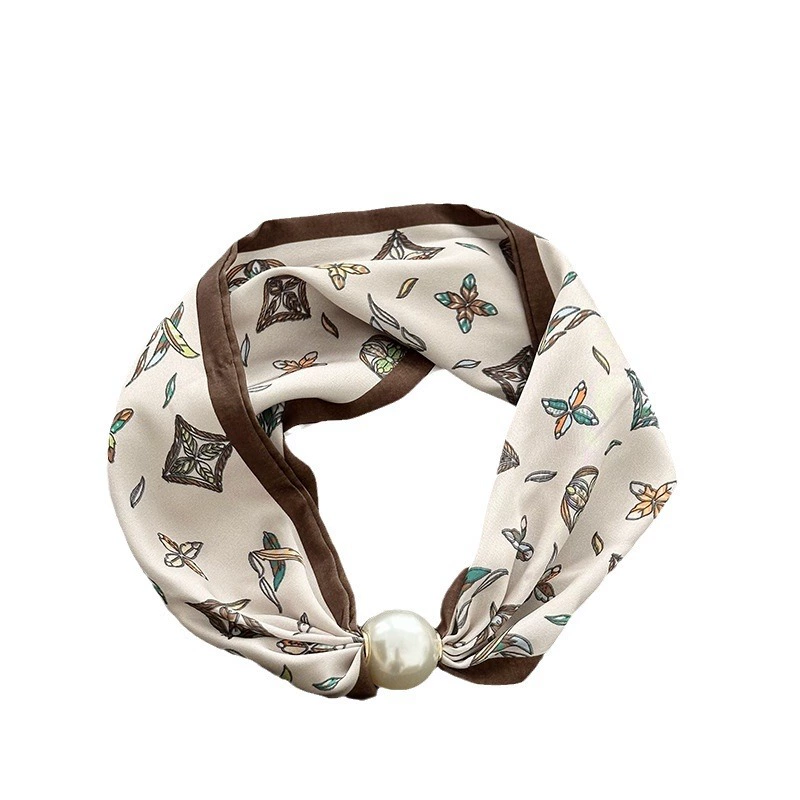 Magnetic Clasp Pearl Scarf view 5
