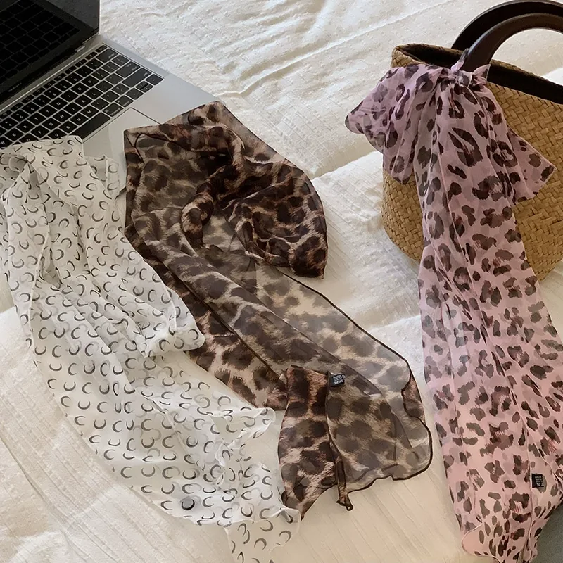 Polka Dot Long Scarf view 4