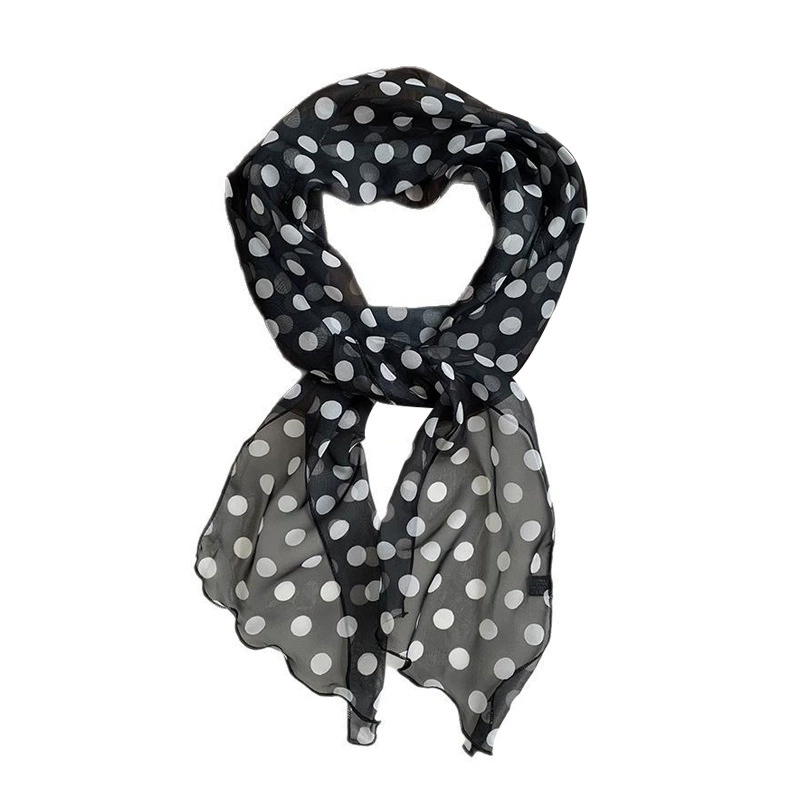 Polka Dot Long Scarf view 5