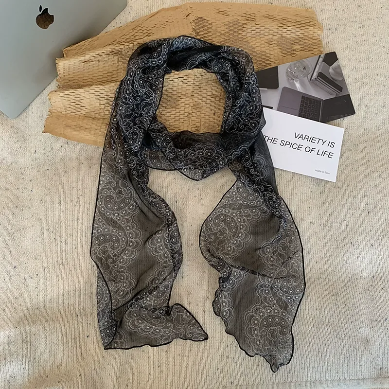 Polka Dot Long Scarf view 8