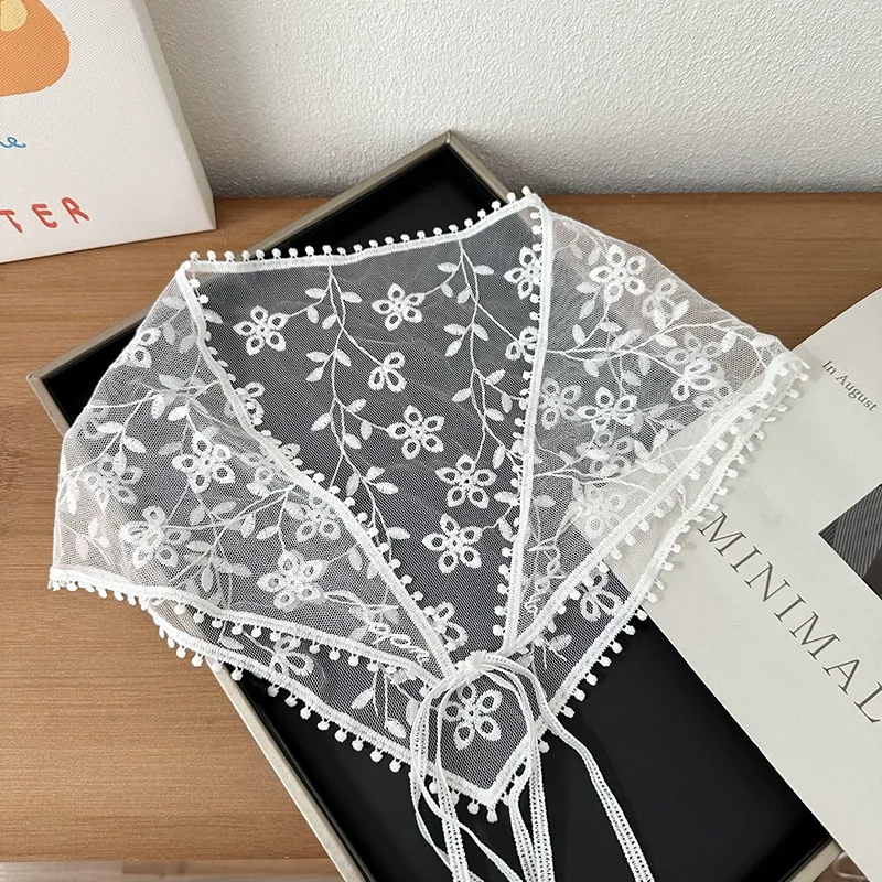 Lace Triangle Head Scarf view 11