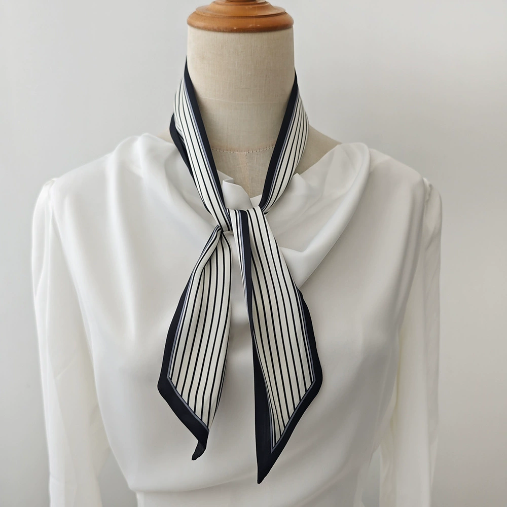 Polyester Striped Long Scarf view 3