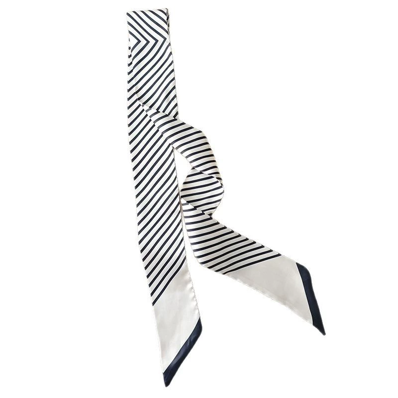 Polyester Striped Long Scarf view 5