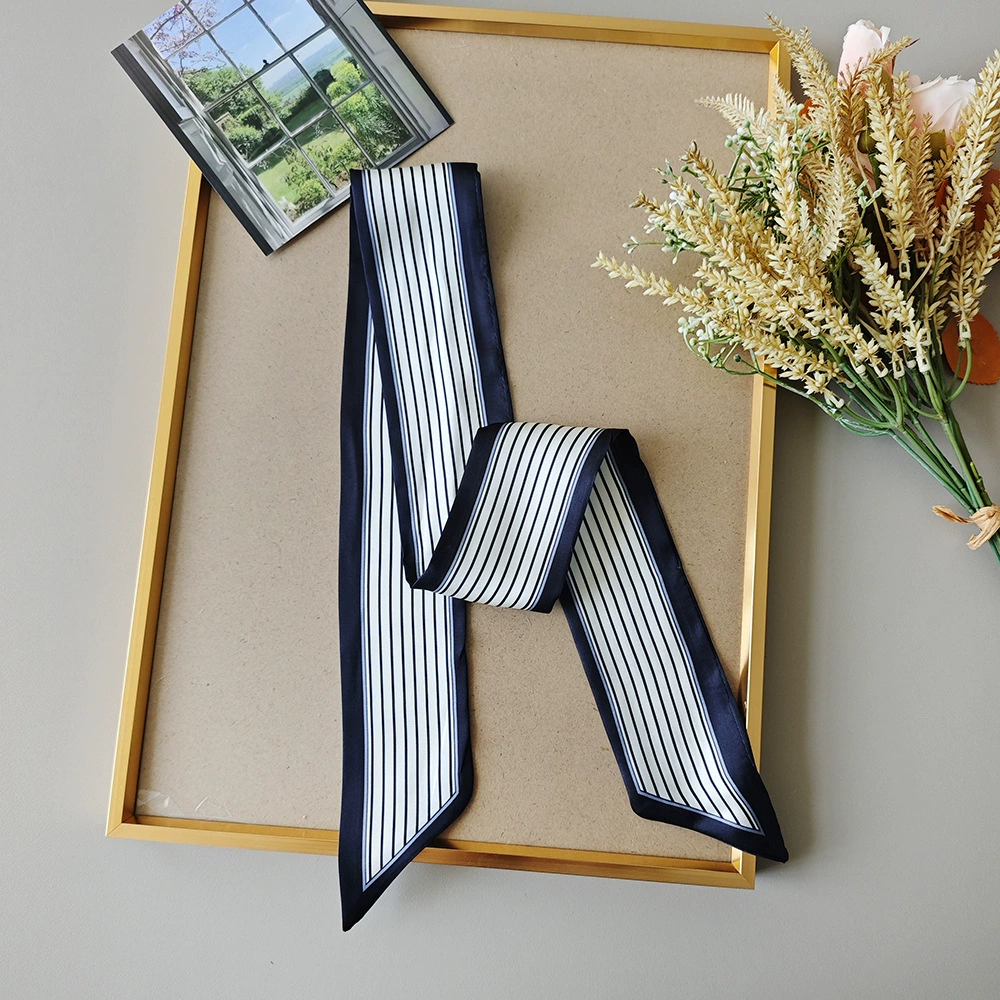 Polyester Striped Long Scarf view 6
