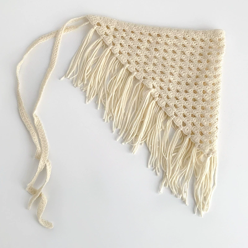 Fringe Triangle Scarf view 5