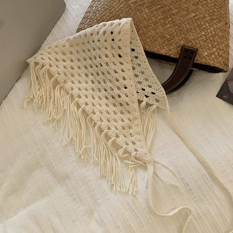 Fringe Triangle Scarf view 6