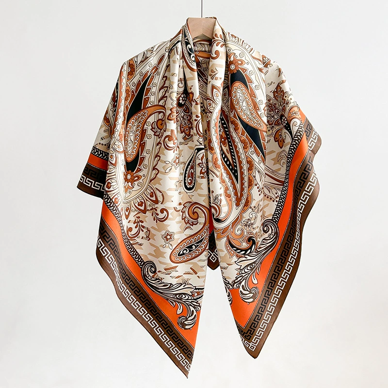 Polyester Paisley Print Shawl view 4