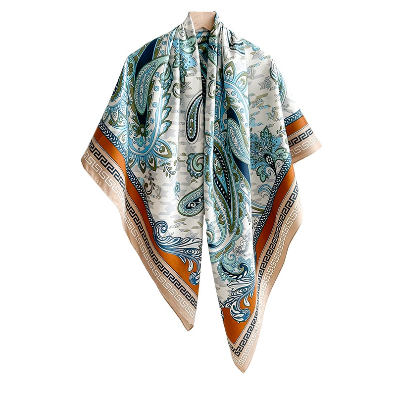 Polyester Paisley Print Shawl view 5