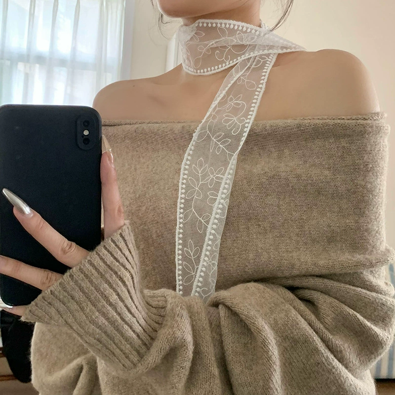 Lace Long Scarf