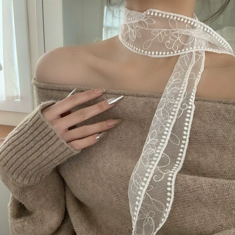 Lace Long Scarf view 3