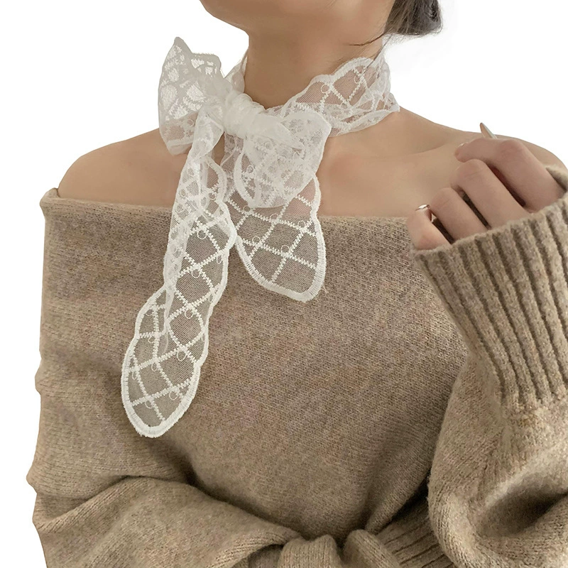 Lace Long Scarf view 5