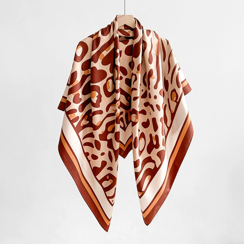 Polyester Leopard Print Shawl view 2