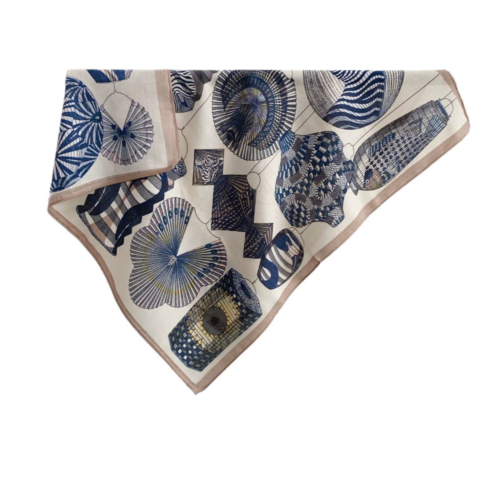 Herringbone Retro Art Square Scarf view 4
