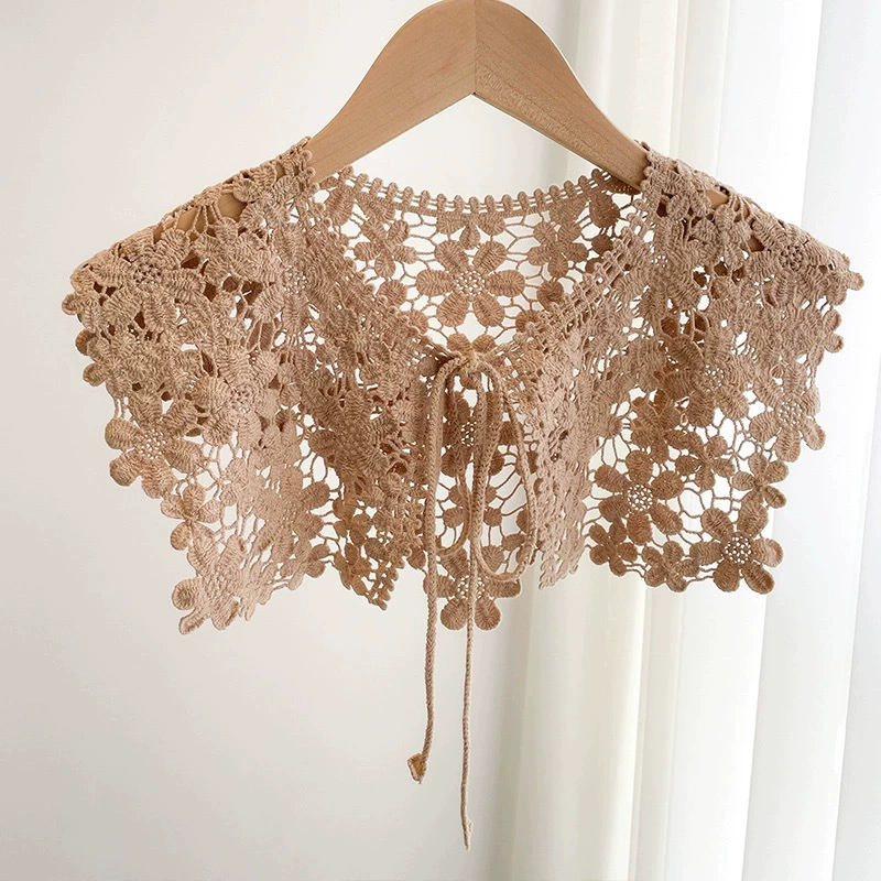 Lace Hollow Out Cape for Women view 2